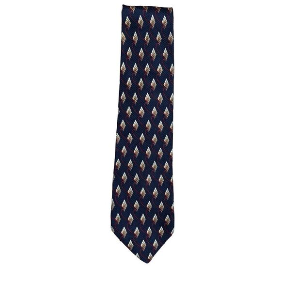 RARE Christian Dior Tie Blue/Red - Picture 3 of 8